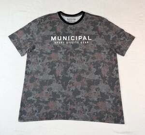 MUNICIPAL 4:AM Club T-Shirt Salmon Tech Camo Size XXL